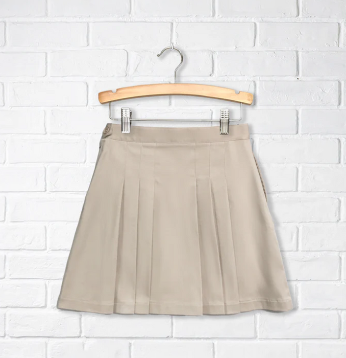 A Beige Mid Skirts from CDNIS in size 4T for girl. (Back View)