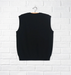 A Black Sweater Vests from CDNIS in size 4T for neutral. (Back View)