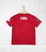 A Red Short Sleeve T Shirts from CDNIS in size 4T for neutral. (Back View)