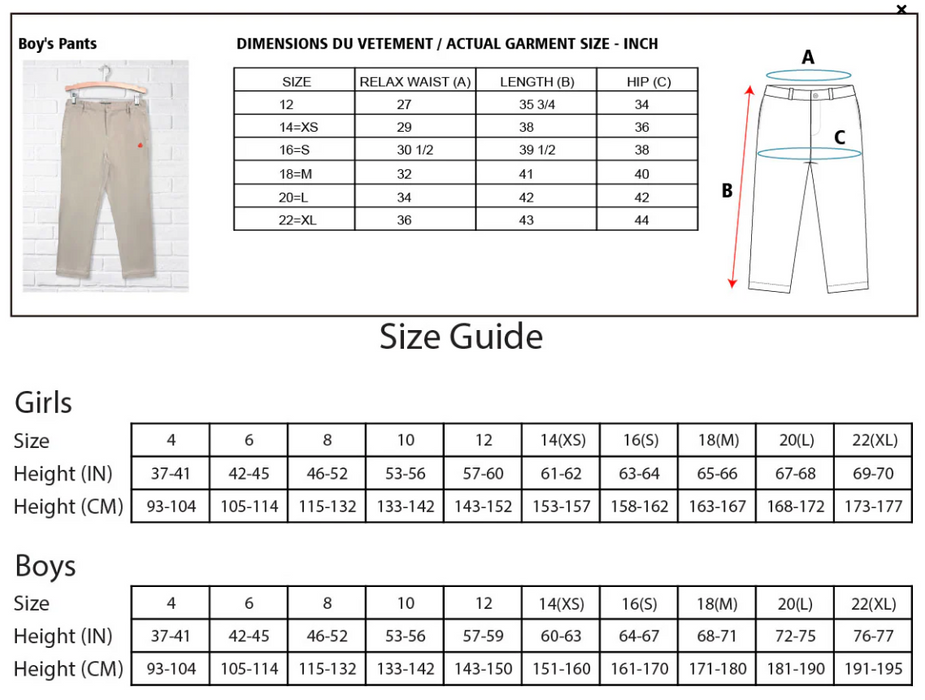 A Beige Casual Pants from CDNIS in size 4T for boy. 