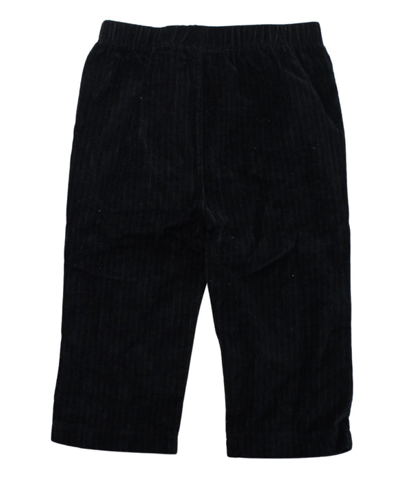 A Black Casual Pants from Miniclasix in size 6-12M for boy. (Back View)