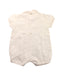 A White Short Sleeve Rompers from Les Enfantines in size 6-12M for girl. (Back View)