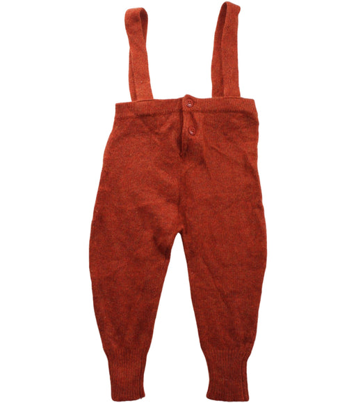 A Orange Long Overalls from Caramel in size 6-12M for girl. (Front View)