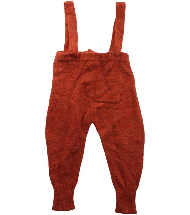 A Orange Long Overalls from Caramel in size 6-12M for girl. (Back View)