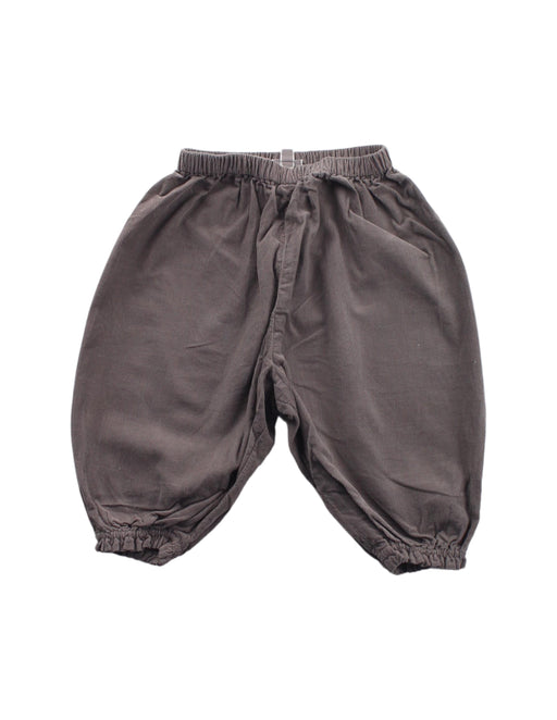 A Taupe Casual Pants from Bonton in size 0-3M for girl. (Front View)