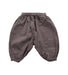A Taupe Casual Pants from Bonton in size 0-3M for girl. (Back View)
