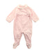 A Pink Onesies from Chicco in size 0-3M for girl. (Front View)