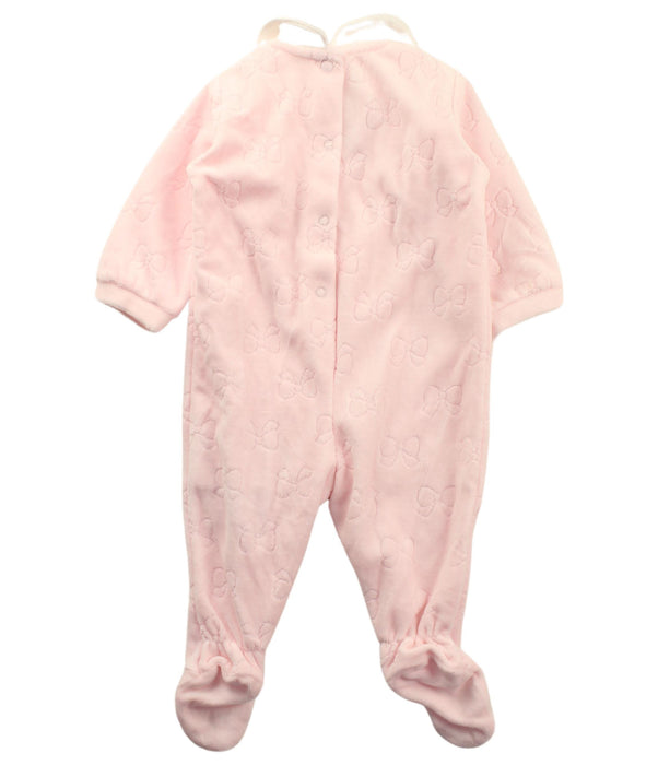 A Pink Onesies from Chicco in size 0-3M for girl. (Back View)