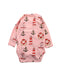 A Pink Long Sleeve Bodysuits from Mini Rodini in size 6-12M for girl. (Back View)