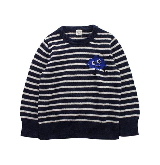 A Blue Knit Sweaters from Crewcuts in size 3T for boy. (Front View)