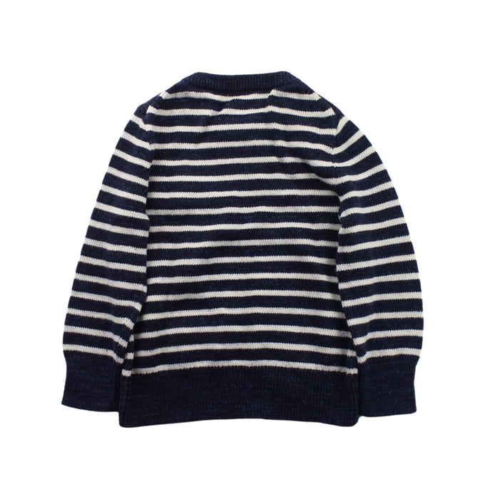 A Blue Knit Sweaters from Crewcuts in size 3T for boy. (Back View)