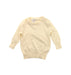 A Ivory Knit Sweaters from Crewcuts in size 0-3M for girl. (Front View)
