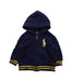 A Blue Zippered Sweatshirts from Polo Ralph Lauren in size 6-12M for boy. (Front View)