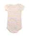 A White Short Sleeve Bodysuits from Petit Bateau in size 6-12M for neutral. (Back View)