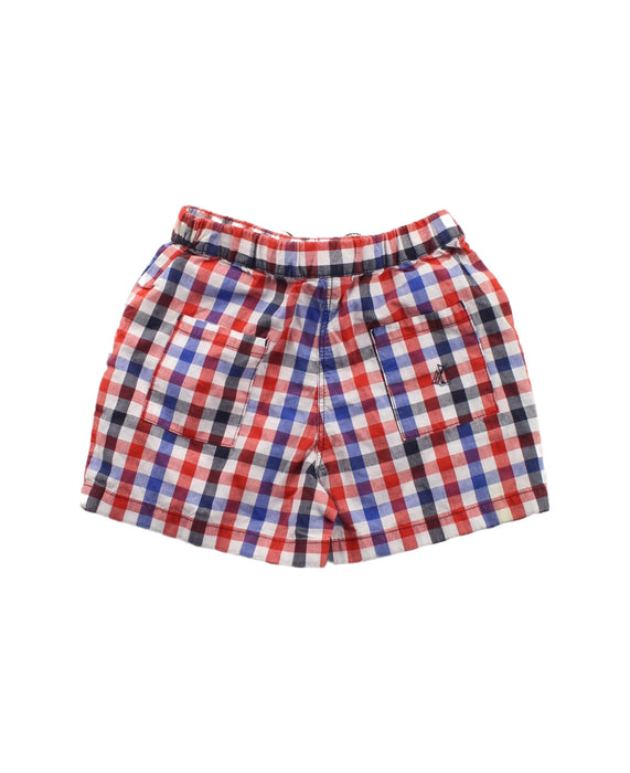 A White Shorts from Petit Bateau in size 6-12M for boy. (Back View)