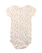 A White Short Sleeve Bodysuits from Petit Bateau in size 6-12M for boy. (Back View)