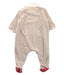 A Beige Onesies from Petit Bateau in size 0-3M for girl. (Back View)