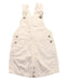 A White Overall Shorts from Petit Bateau in size 12-18M for boy. (Front View)
