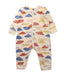 A White Long Sleeve Jumpsuits from Petit Bateau in size 12-18M for neutral. (Front View)