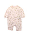 A Pink Long Sleeve Jumpsuits from Ralph Lauren in size 0-3M for girl. (Front View)