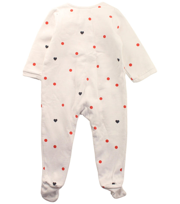 A White Onesies from Jacadi in size 6-12M for boy. (Back View)