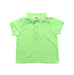 A Green Short Sleeve Polos from Jacadi in size 6-12M for boy. (Front View)