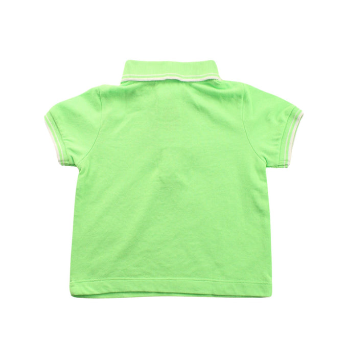 A Green Short Sleeve Polos from Jacadi in size 6-12M for boy. (Back View)