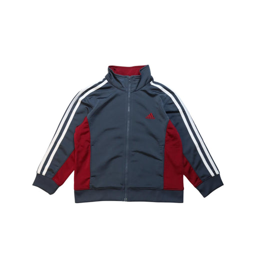 A Multicolour Lightweight Jackets from Adidas in size 5T for boy. (Front View)