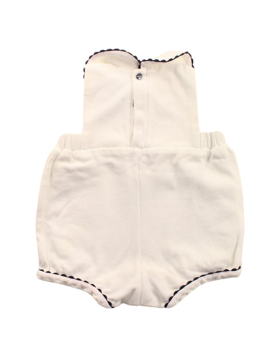 A White Sleeveless Bodysuits from Jacadi in size 3-6M for girl. (Back View)