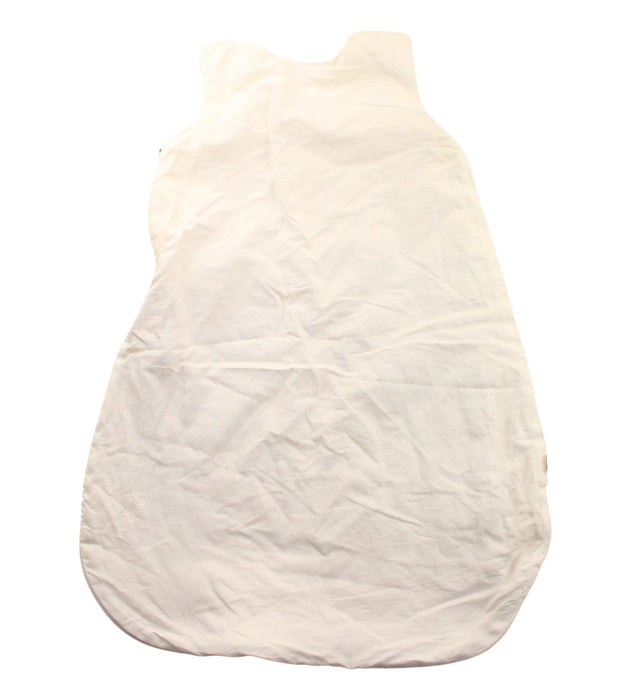 A White Sleepsacs from Jacadi in size 0-3M for neutral. (Back View)