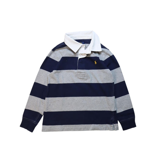 A Multicolour Long Sleeve Polos from Polo Ralph Lauren in size 5T for boy. (Front View)