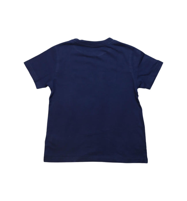 A Navy Short Sleeve T Shirts from Polo Ralph Lauren in size 4T for boy. (Back View)