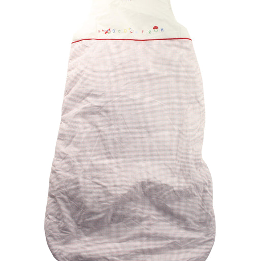 A White Sleepsacs from Jacadi in size 6-12M for girl. (Front View)