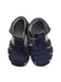 A Blue Sandals from Jacadi in size 12-18M for girl. (Back View)