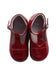 A Red Flats from Jacadi in size 18-24M for girl. (Back View)