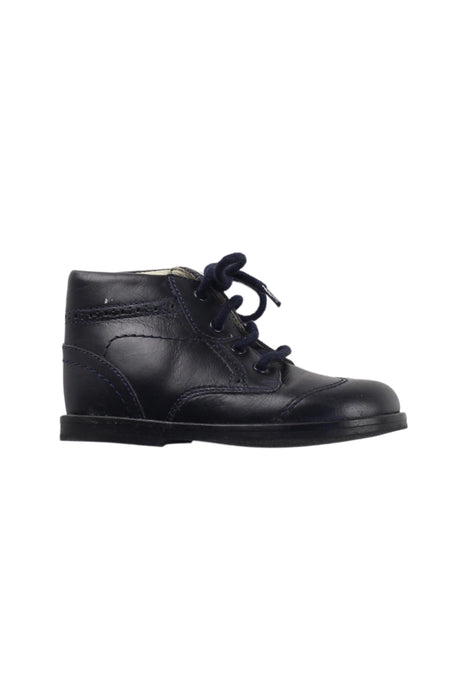 A Black Sneakers from Jacadi in size 18-24M for boy. (Front View)
