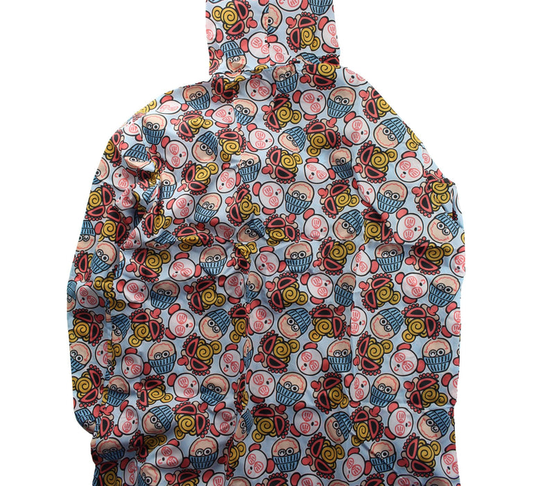 A Blue Rain Jackets from Hysteric Mini in size 14Y for neutral. (Back View)
