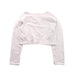 A White Cardigans from Jacadi in size 6T for girl. (Back View)