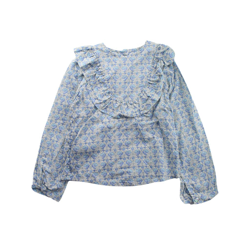 A Blue Long Sleeve Tops from Pepa & Co. in size 5T for girl. (Front View)