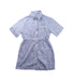 A Blue Short Sleeve Dresses from little Mo & Co. in size 4T for girl. (Front View)