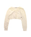 A White Cardigans from Mayoral in size 4T for girl. (Front View)