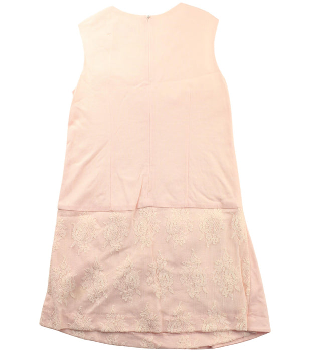 A Pink Sleeveless Dresses from Nicholas & Bears in size 6T for girl. (Back View)