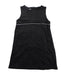 A Black Sleeveless Dresses from Gusella in size 6T for girl. (Front View)