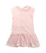 A Pink Short Sleeve Dresses from Babidu in size 6T for girl. (Front View)