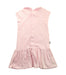 A Pink Short Sleeve Dresses from Babidu in size 6T for girl. (Back View)