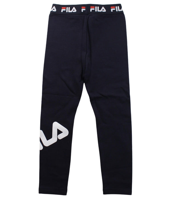 A Black Leggings from Fila in size 4T for girl. (Back View)