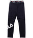 A Black Leggings from Fila in size 4T for girl. (Back View)