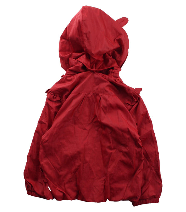 A Red Lightweight Jackets from ELLE in size 2T for girl. (Back View)
