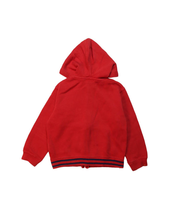 A Red Zippered Sweatshirts from Polo Ralph Lauren in size 3T for neutral. (Back View)