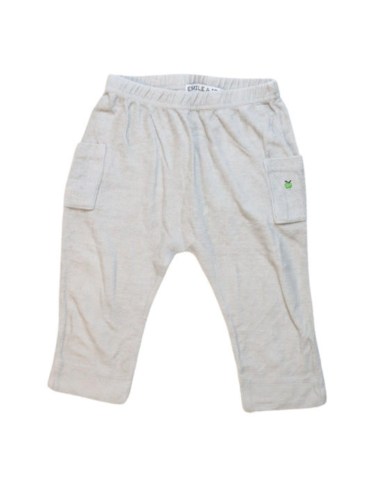 A Grey Pants Sets from Emile et Ida in size 12-18M for boy. (Back View)